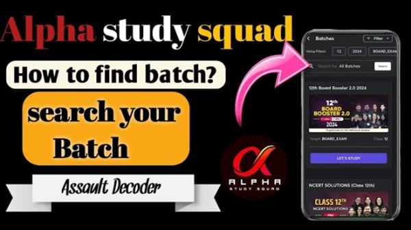 Tangkapan layar Alpha Study Squad