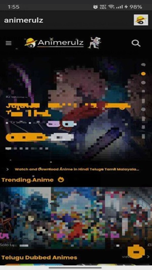Tangkapan layar Animerulz