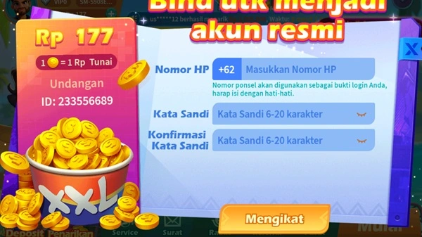 Tangkapan layar Big Win