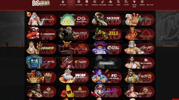 Tangkapan layar  Big777