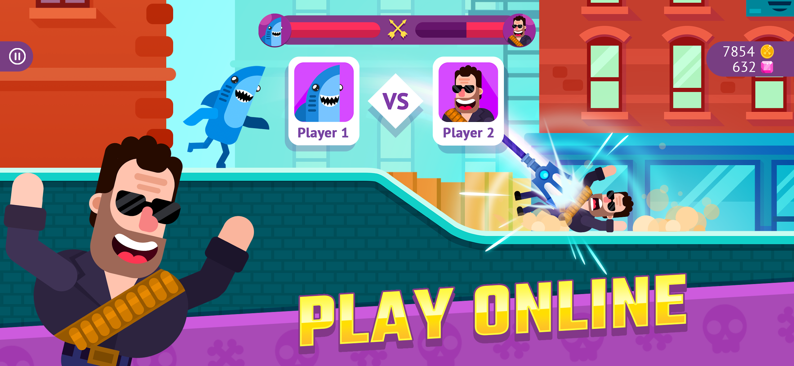 Tangkapan layar Bowmasters
