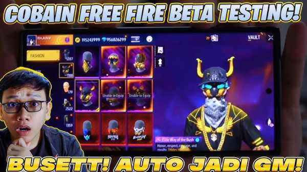 Tangkapan layar FF Beta Testing Modjoy