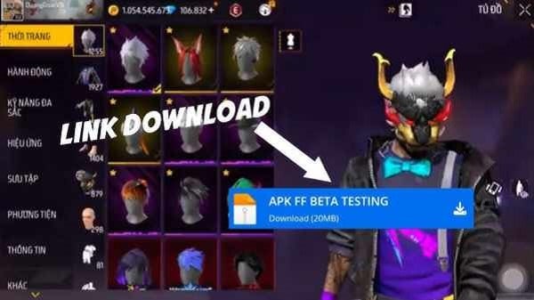 Tangkapan layar FF Beta Testing Modjoy