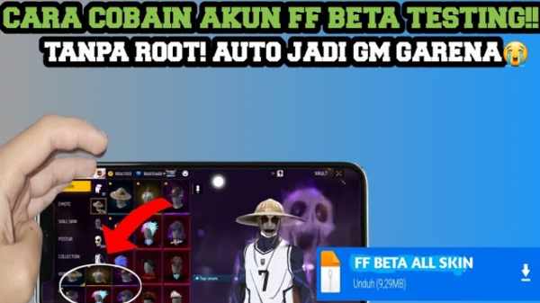 Tangkapan layar FF Beta Testing Seruapk