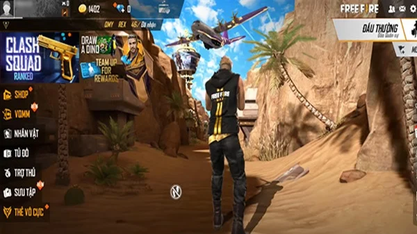 Tangkapan layar FF Beta Testing