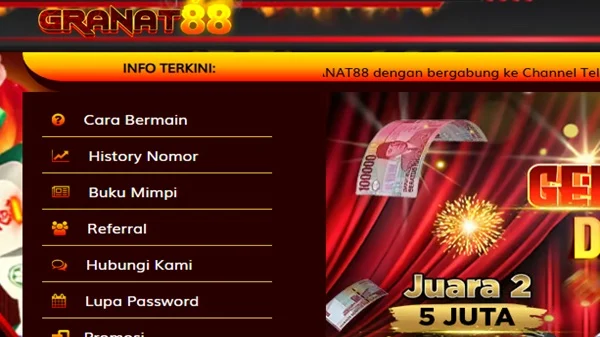 Tangkapan layar GRANAT88