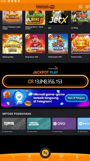 Tangkapan layar HANABI88