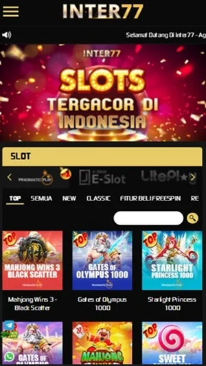 Tangkapan layar Inter77