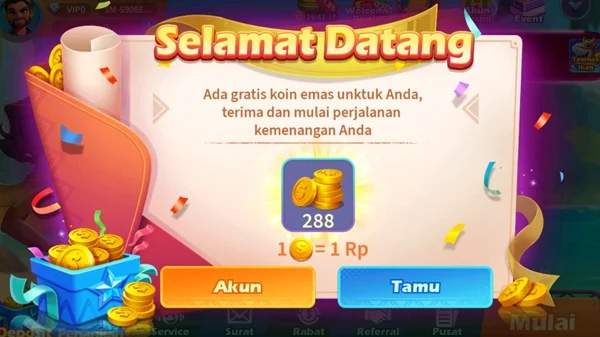 Tangkapan layar LUCKY72