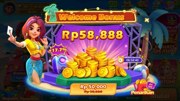 Tangkapan layar LuckyMino
