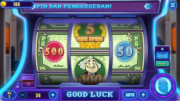 Tangkapan layar LuckyMino