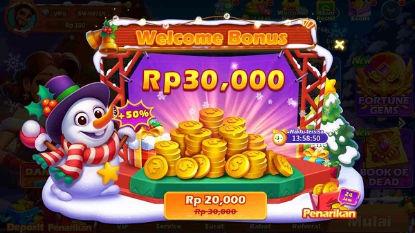 Tangkapan layar LuckyMino