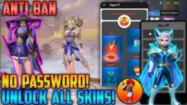 Tangkapan layar ML Skin Injector