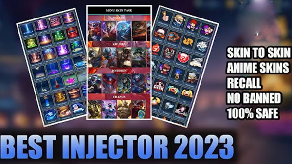 Tangkapan layar ML Skin Injector
