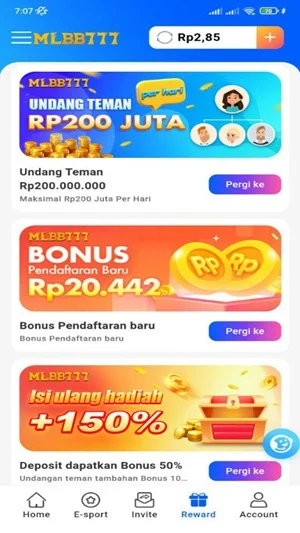 Tangkapan layar MLBB777
