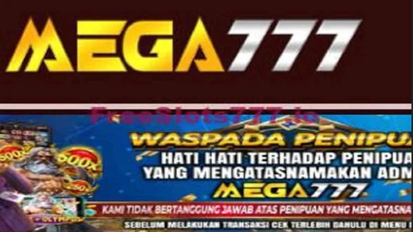 Tangkapan layar Mega777