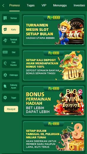 Tangkapan layar Rp888