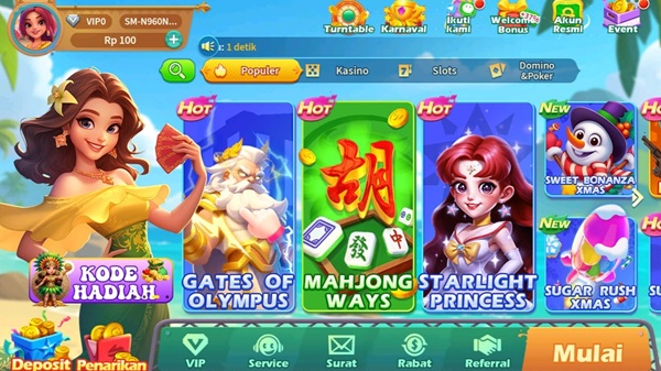 Tangkapan layar SKY99