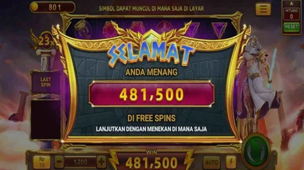 Tangkapan layar Sakti77