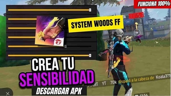 Tangkapan layar Sensitivitas Woods FF