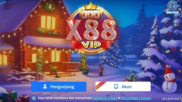 Tangkapan layar X888