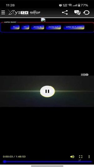 Tangkapan layar Xystv