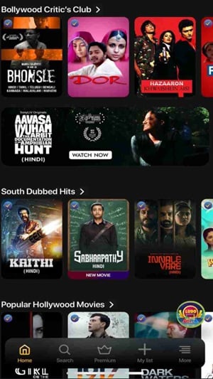 Tangkapan layar Yupmovie.com