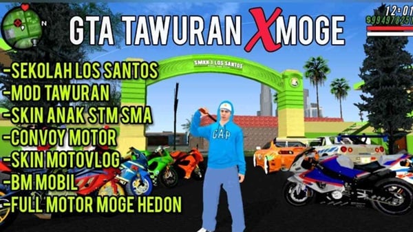 Tangkapan layar GTA Tawuran Anak STM